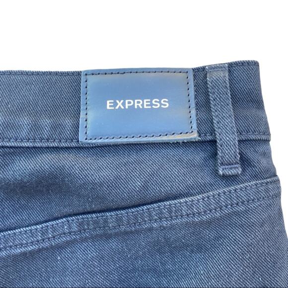 Express Super High Waisted Black Mom Jeans Size 12 - Picture 6 of 12